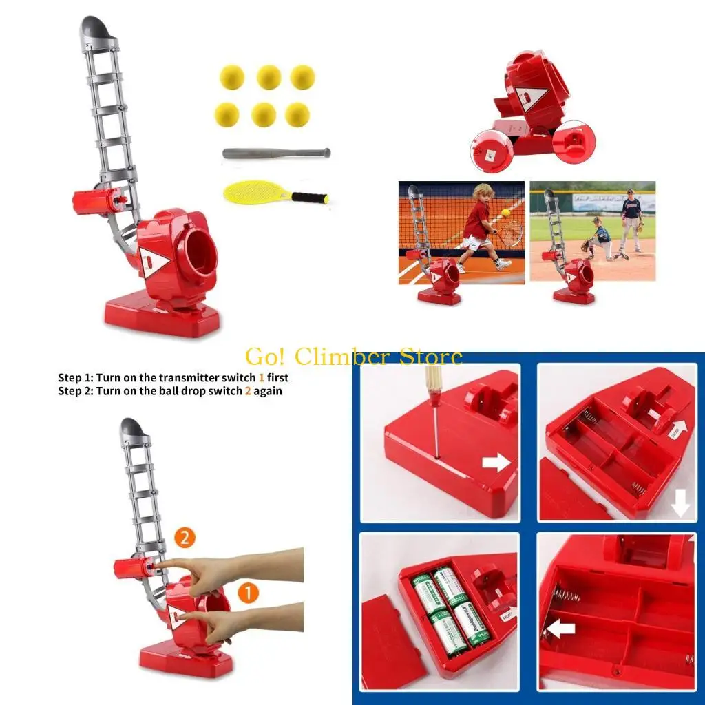 

Q84C 1 Set Ball Machine Кувшин с пиночной машиной популярная игрушка софтбол машины для бейсбольной машины