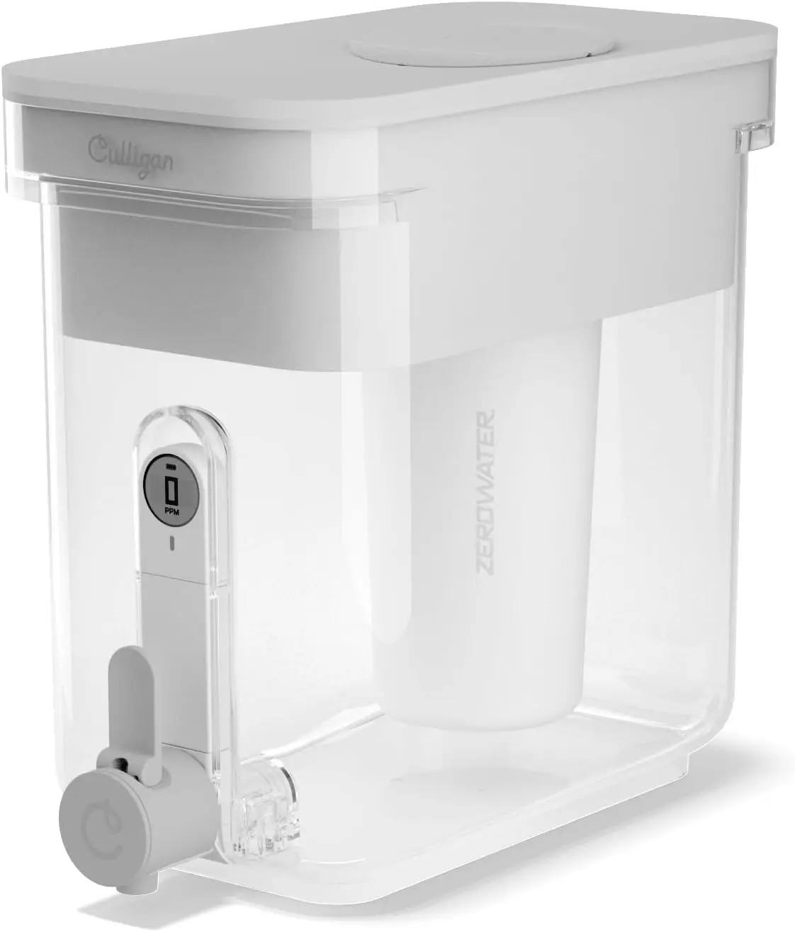 

23-Cup Water Filter Dispenser with 5-Stage Filtration, Reduces Lead, PFAS, Mercury, Fluoride & Chlorine