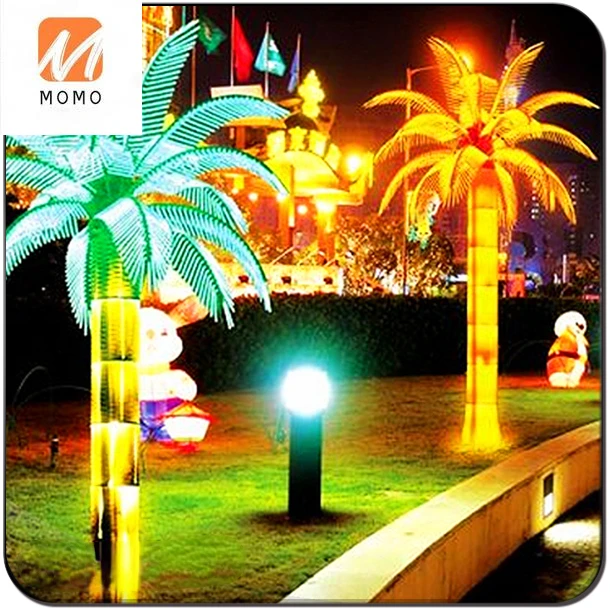 selling products artificial palm tree with led lights