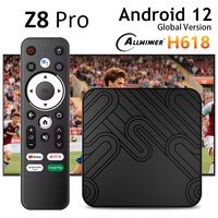 Z8 PRO Android 12.0 TV Box Allwinner H618 4K Dual WiFi 2.4/5G ATV Voice Assistant Smart TV Box Android Media Player Set-top Box