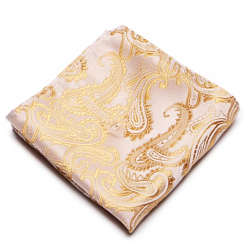 Hot sale Brand Fashion Handkerchief Golden Suit Accessories Men Abraham Lincoln\'s birthday Suit Wedding Workplace