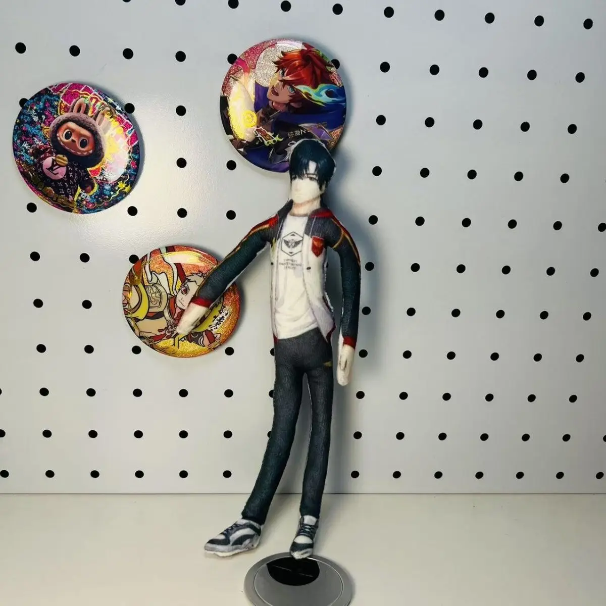 

The King's Avatar Ye Xiu Anime Plush Doll Body Wire Skeleton Action Stuffed Dolls Accessories Ornament Gifts