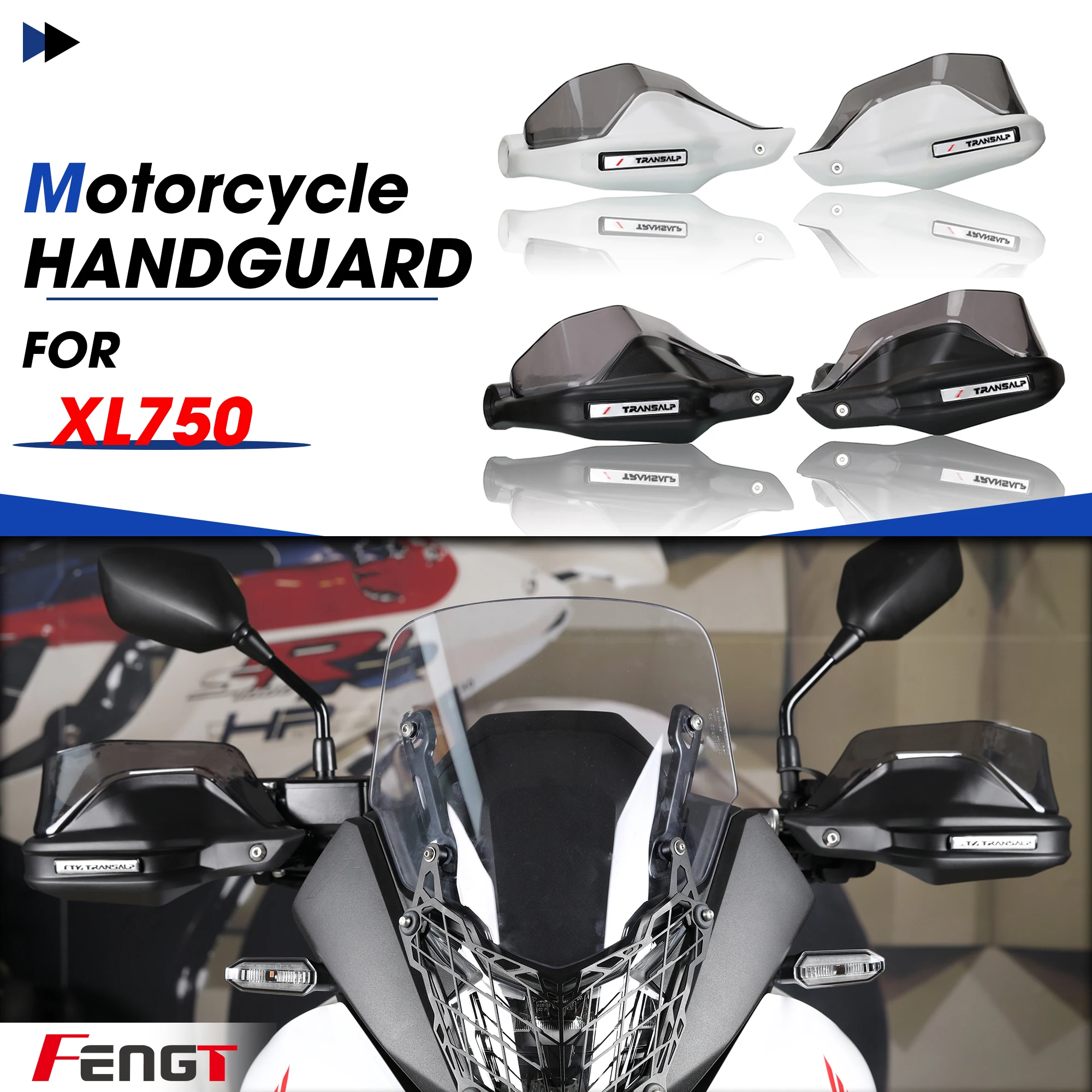 For Honda TRANSALP XL750 2023 Motorcycle Handguard Shield Hand Guard Protector Guards Windshield TRANSALP XL 750 Handle