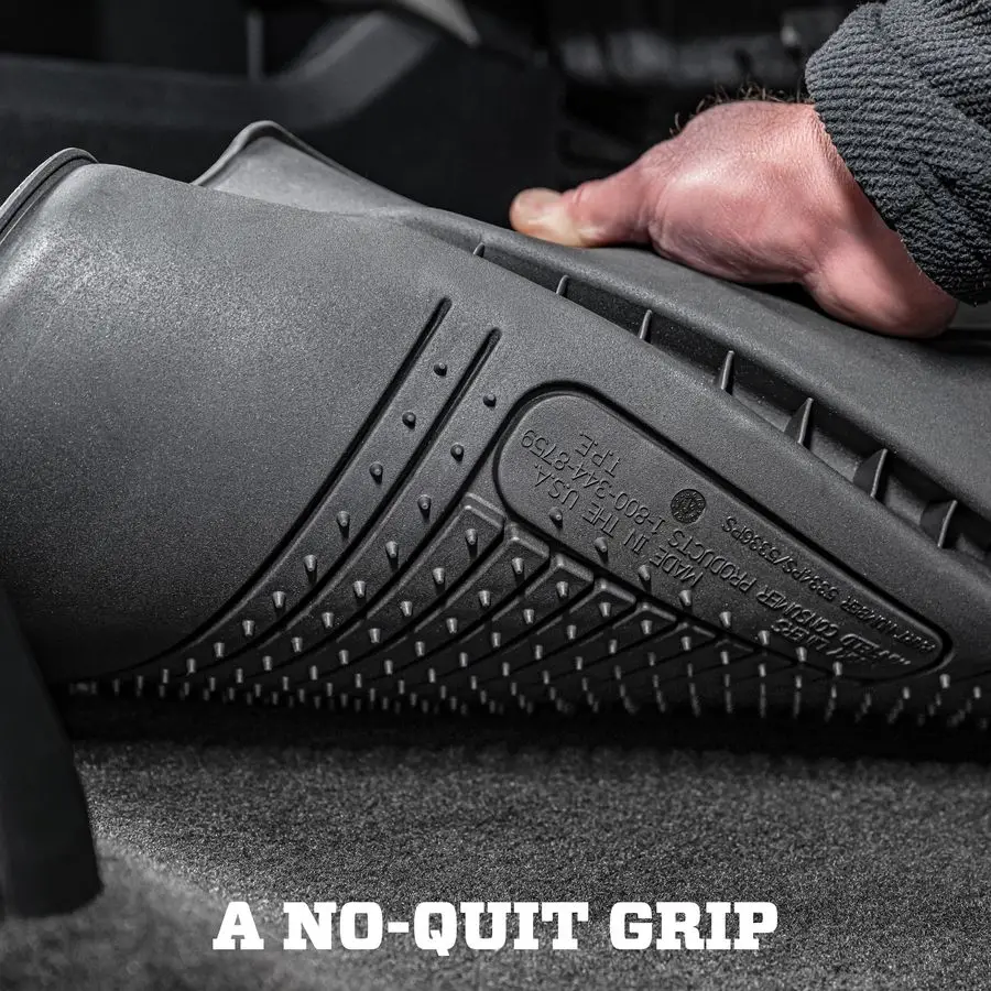 سجاد أرضية Weatherbeater يناسب 20152025 Ford F150 يتضمن كابينة Lightning SUPERCREW لعام 20222025 فقط مع سجادة أمبير مع ستو مسطح قابل للطي #6