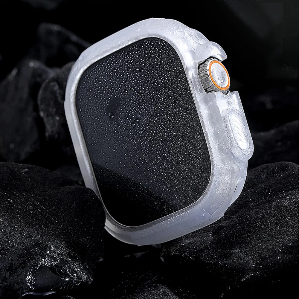 Custodia protettiva antiurto per apple watch case ultra 8 7 6 5 4 3 Tpu Rugged Armor protector shell iwatch 49 45 41 44 40 mm