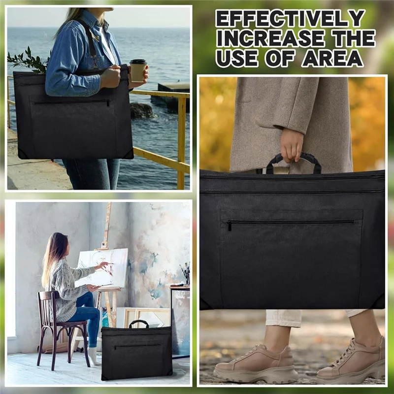 

Sensitive Lightweight Art Briefcase Waterproof Carrying Case With Sturdy Shoulders And Handle For Sketching,Posters And Painting