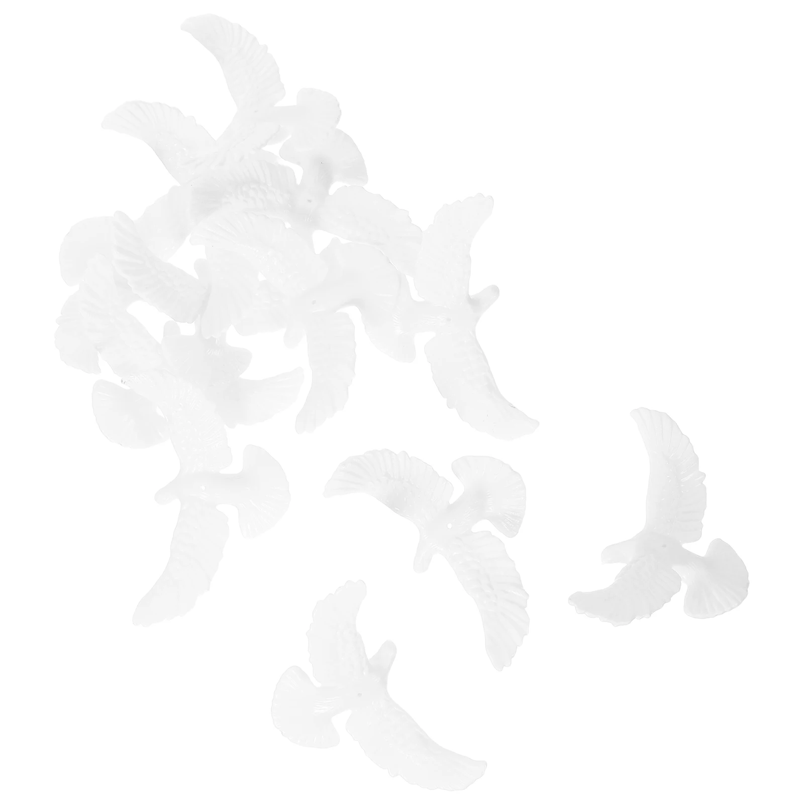 

STOBAZA 12pcs Peace Hanging Decor Artificial Bird Ornaments for Wedding Christmas Tree Party Decoration