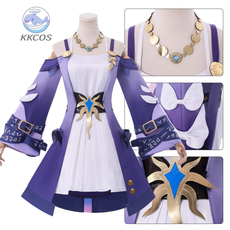 

Игра Honkai Star Rail Cyrene Косплей Костюм Полный комплект HSR Сексуальное платье Хэллоуин Карнавальная форма Наряды Парик Ролевая игра Ткань KKCos