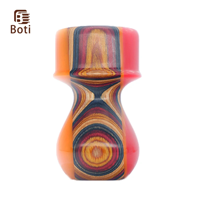 Boti Brush-Time Tunnel  Resin and Wood Handle High Quality  Shaving Brush Handle Men's Daily Shaving Essential Accept customiza