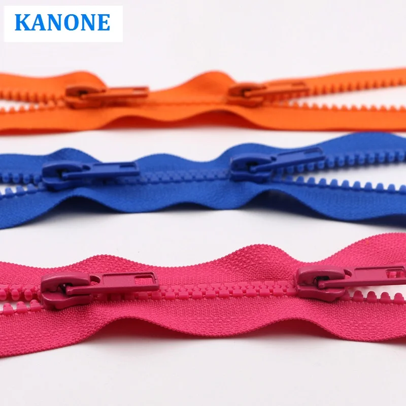 5# Resin Zippers Double Slider Open Ended Zipper for Sleeping Bags Sofa Garments Craft Sewing L: 50/60/70/80/100/150/200cm200cm image 6
