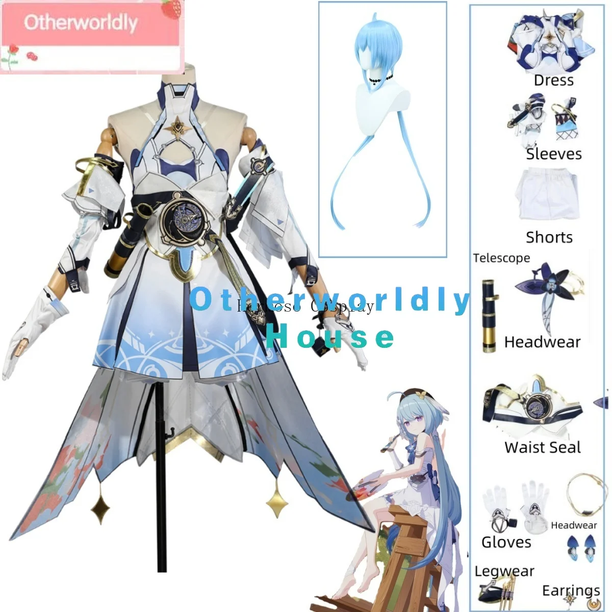 Honkai Impact 3 Griseo Cosplay Costume Game Suit Sweet Lovely Dress Uniform Comic Con Carnival Party Outfit Women Costumes Gift