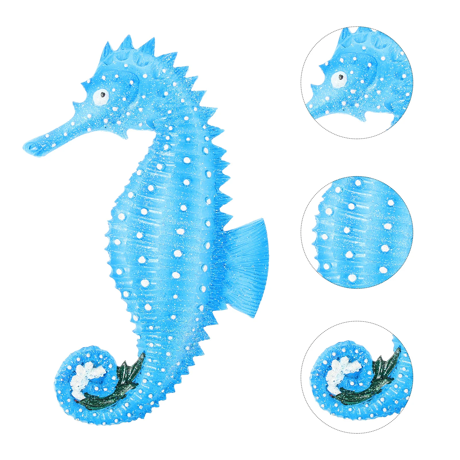

Seahorse Wall Art Decoration Resin Statue Vivid Texture Lightweight Home Decor Indoor Outdoor Hanging Ornament