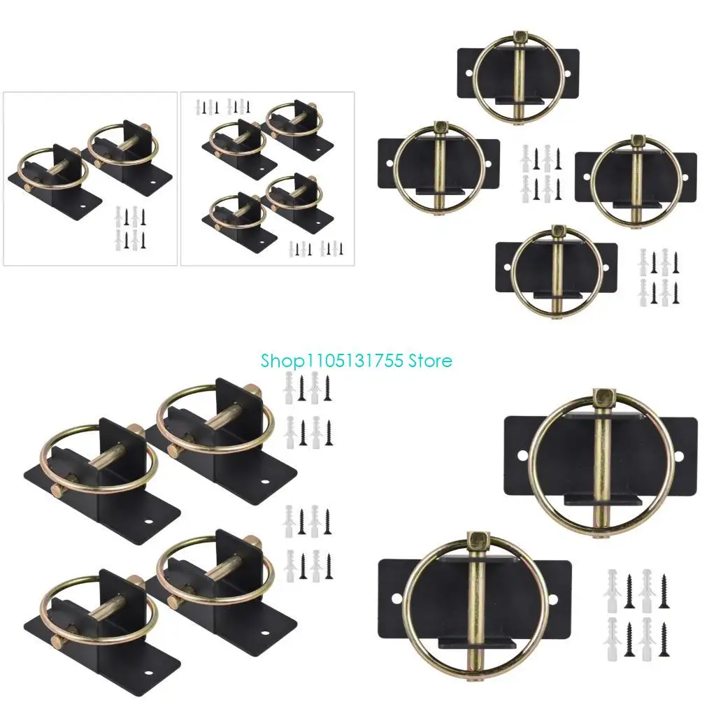 k0ef-2-個ヘビーゲージスチール飼料ペールサポート工業用強度他の家畜用壁掛けバケットホルダー