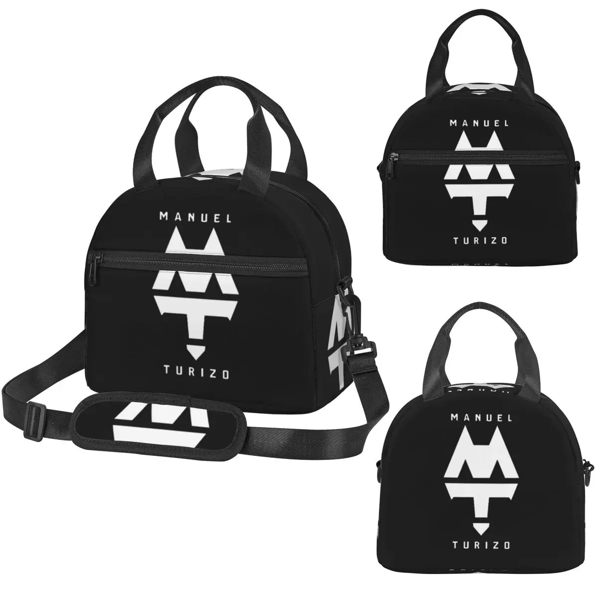 Rapper Manuel Turizo Logo Insulated Lunch Bag for Women Office Cooler Thermal Box Tote Leakproof Lunch Boxes