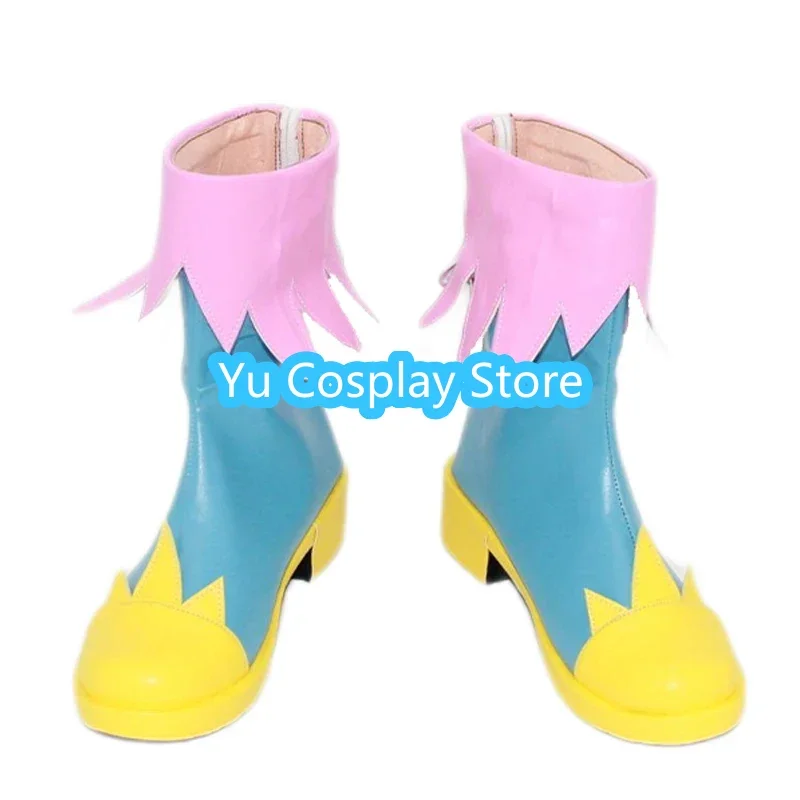 KiraKira Sora Harewataru Cure Sky Cosplay Shoes PU Leather Shoes Cosplay Prop Halloween Carnival Boots Custom Made