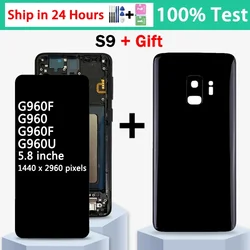 Nowa jakość TFT dla Samsung S9 LCD G960 G960F G960N G9600 G wyświetlacz dotykowy Digitizer S9 z wymianą ramki