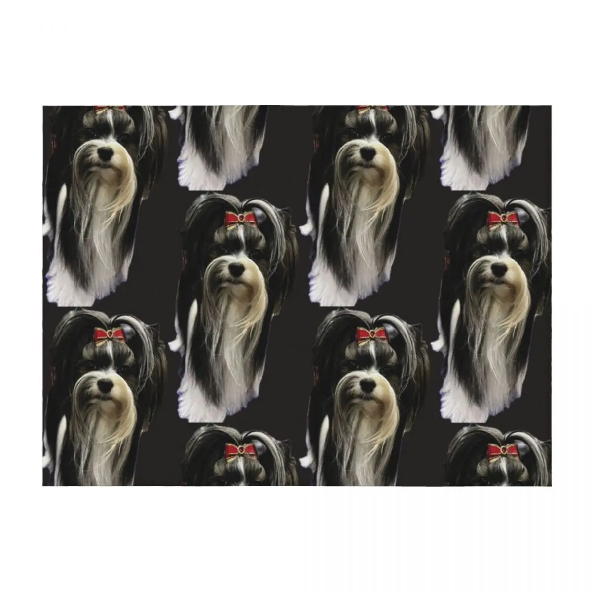 

Beautiful Biewer Terrier Throw Blanket Moving Bed Fashionable christmas decoration Quilt Blankets