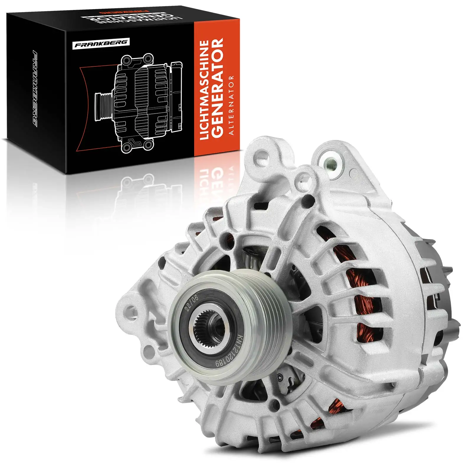 Frankberg 1x Lichtmaschine Generator für Audi A4 8K2 B8 8KH 8K5 A5 8T3 8F7 8TA Q5 8RB 439776 059903019B 059903019A 11319 UD17171A