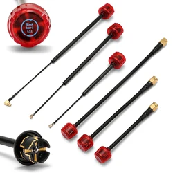 Black bear FPV 5.8G Lollipop Antenna LHCP RHCP SMA MMCX IPX1 Connector 3.5DBi Long Range For RC Racing Drone
