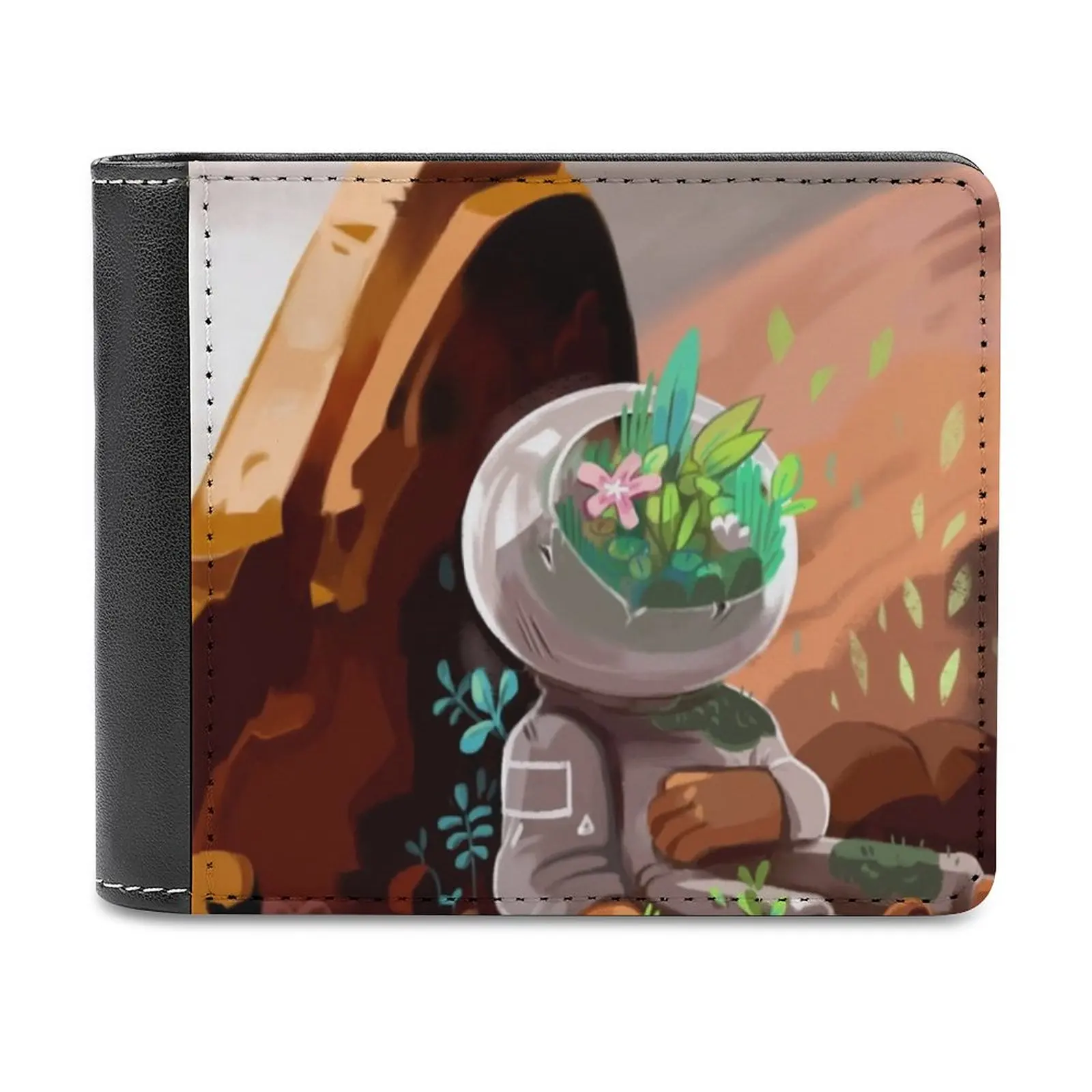 

Spaceman Soft Men Wallets New Purse Credit Card Holders For Male Purses Men Wallet Space Astronaut Spaceman Personalized Wallet