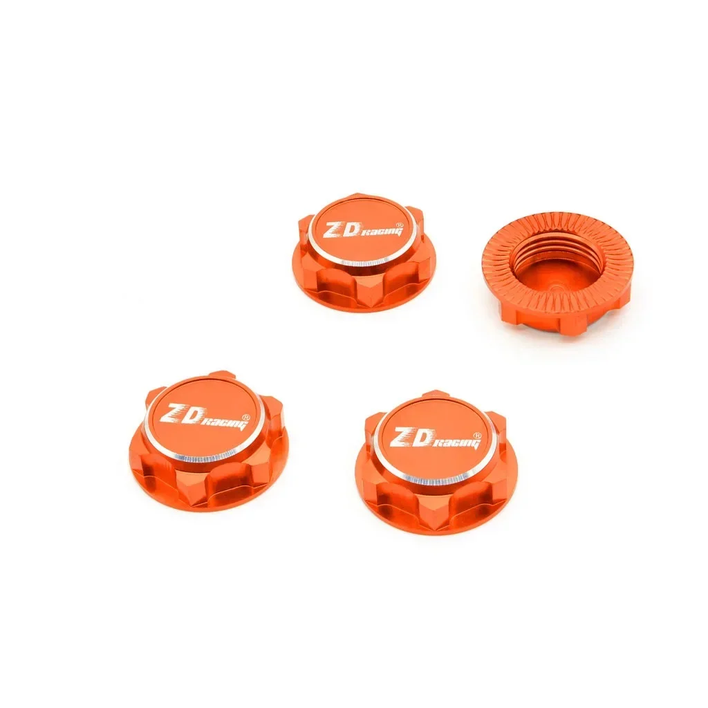 ZD Racing EX07 Aluminum 17mm Hex Wheel Nuts Dustproof Anti-Skid for 1/8 1/7 Taxs X-Maxx Summit E-Revo ARRMA Buggy RC Truck