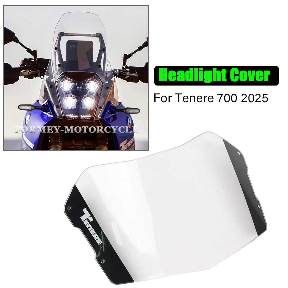 

Motorcycle Accessories Durable Acrylic Headlight Guard Protector Cover Fairing For Yamaha Tenere 700 2025 TENERE 700 2025