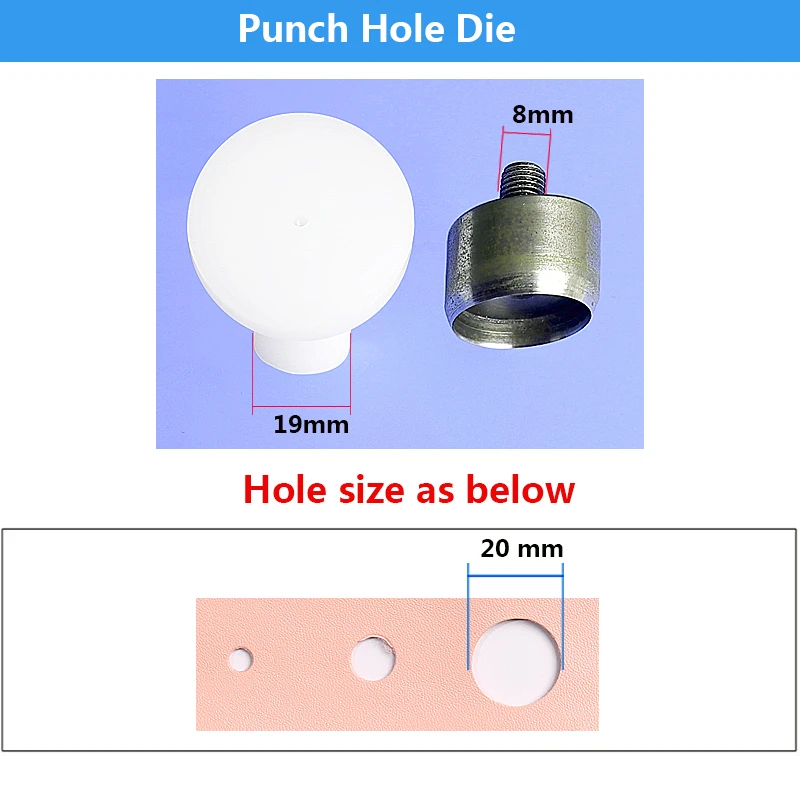 5-30mm Metal Punch Hole Eyelet Dies for Hand Punch Press Eyelets Tool for Thick Cloth Leathercraft Curtain Sewing Accessories