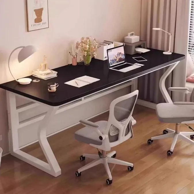 

Comfortable Double Computer Desk Desktop Desk Home Student Study Table Small Apartment Bedroom E-sports Table Workbench