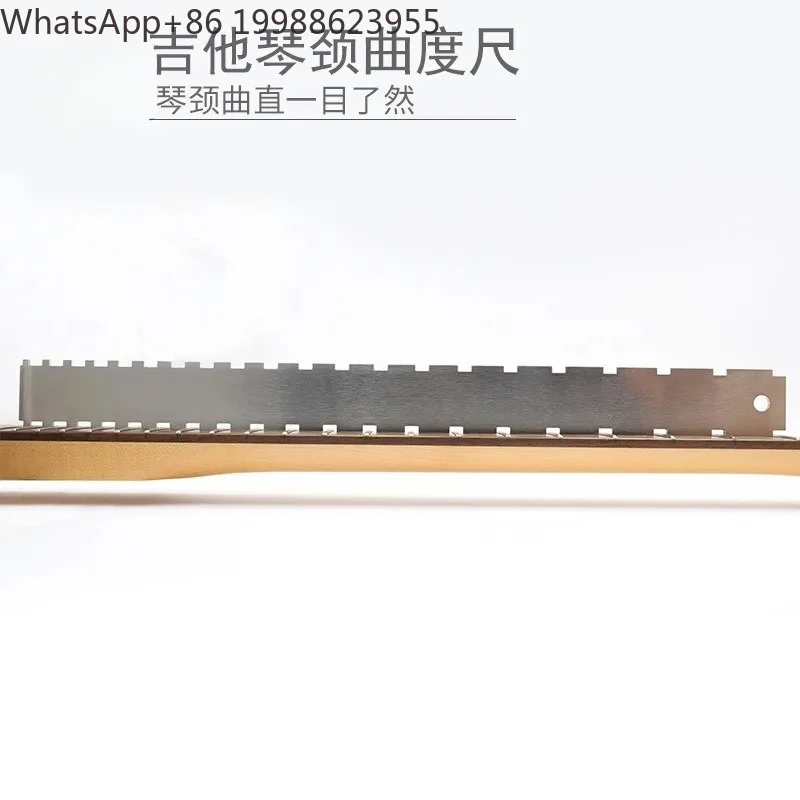 Electric Guitar Folk Neck Curvature Ruler Measuring Ruler Fingerboard Curvature Caliper Guitar Repair Care Leveling Tool