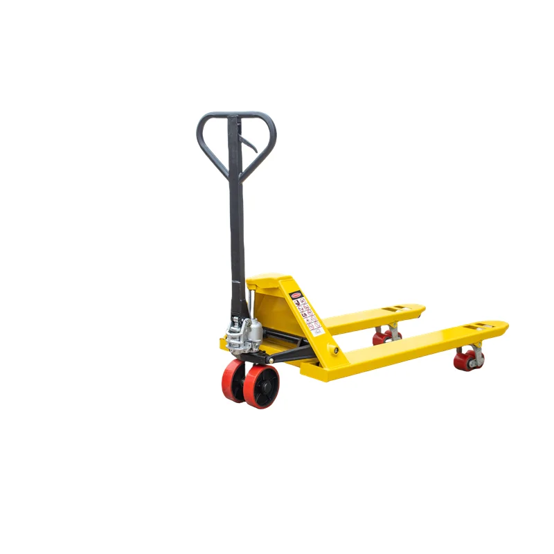 

Integrated Pump Long Stacking Pu Wheel Manual 3000kg Nylon Wheel Hand Pallet Truck Forklift