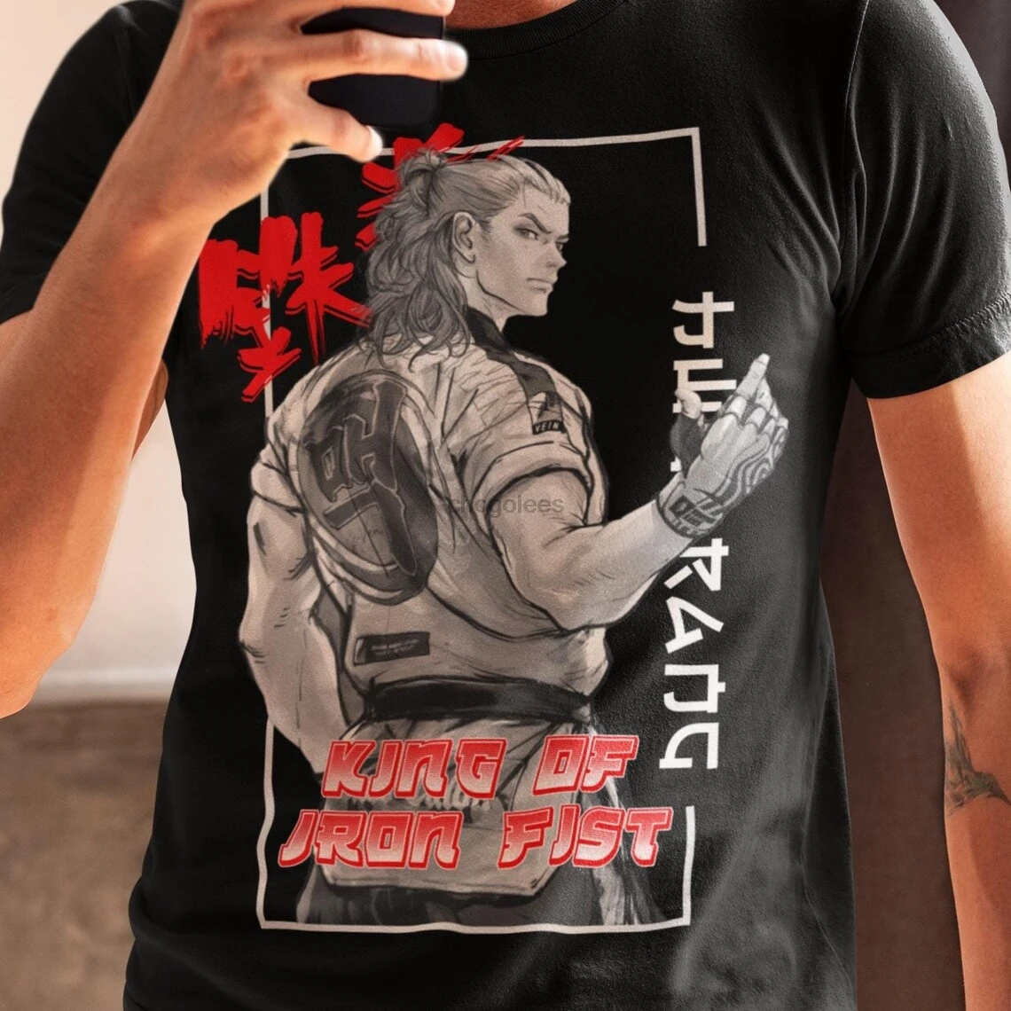 TEKKEN Hwoarang Anime T Shirt Unisex Tekken Tshirt Gaming Streetwear Graphic Tees Gifts for Gamers Stylish Japanese Anime Shirt