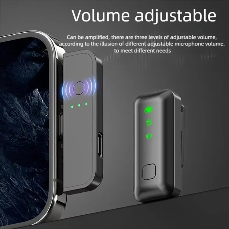 REPLA-S52 2.4G Draadloze Lavalier Radio Opnamemicrofoon AI Ruisonderdrukking Voor Iphone15 Tablet Laptop Live Streams Outdoor