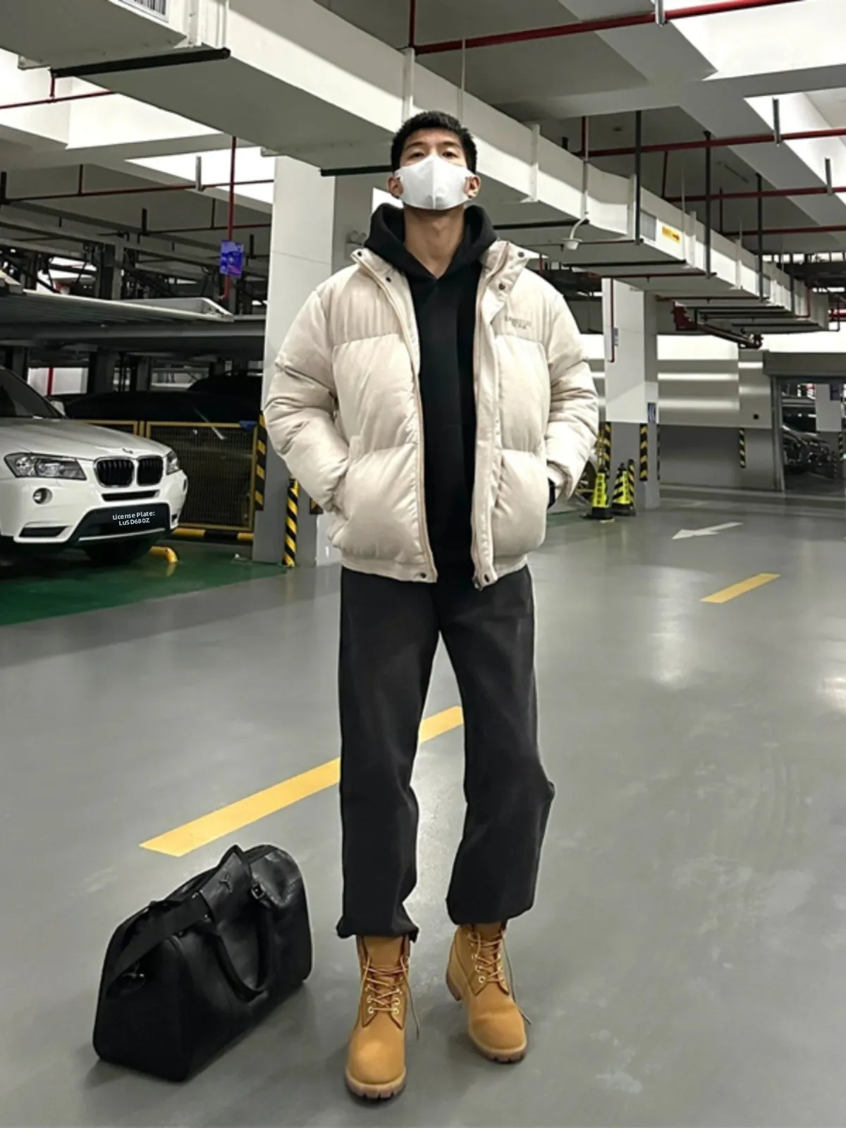 

American High Street Slim Fit Men's Jeans Trendy Brand Cool Boots Match Long Straight Tube Pants Autumn Winter