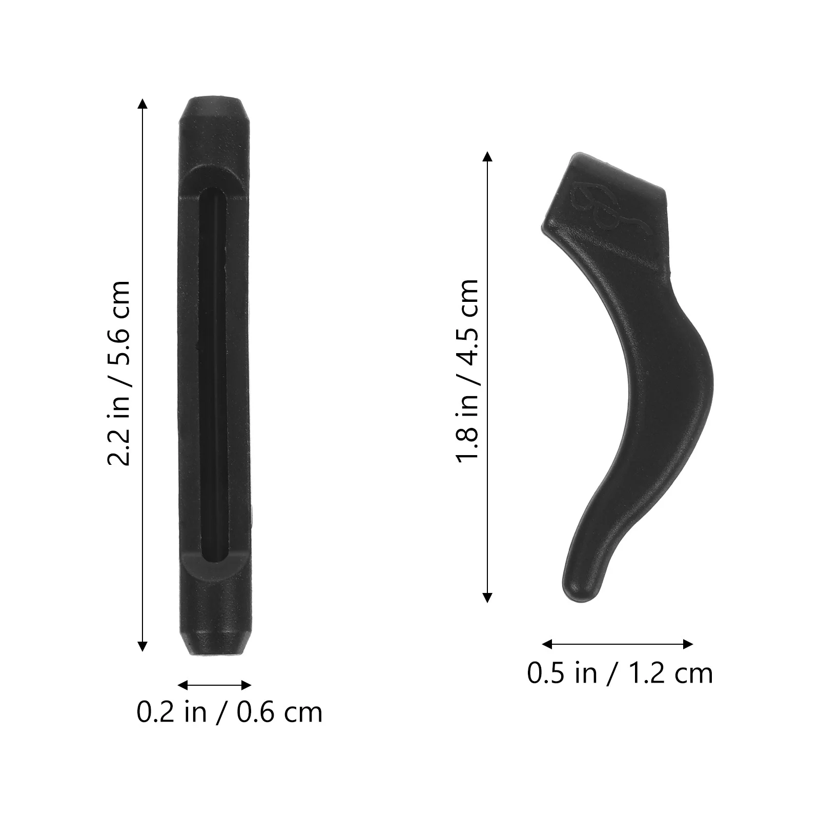 Anti-Slip Eyeglass Ear Grips Silicone Temple Tips For Glasses Sunglasses Reading Eyewear Non-Slip Ear Cushions For Daily