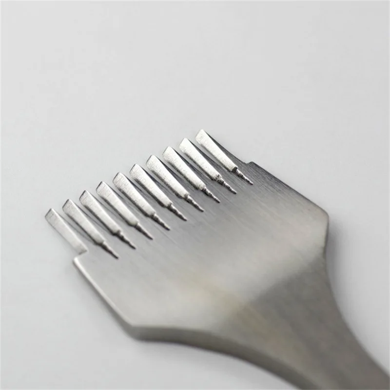 Fine grinding method, slanting, flat cutting, European cutting, fine grinding and polishing DIY handmade leather punching tool