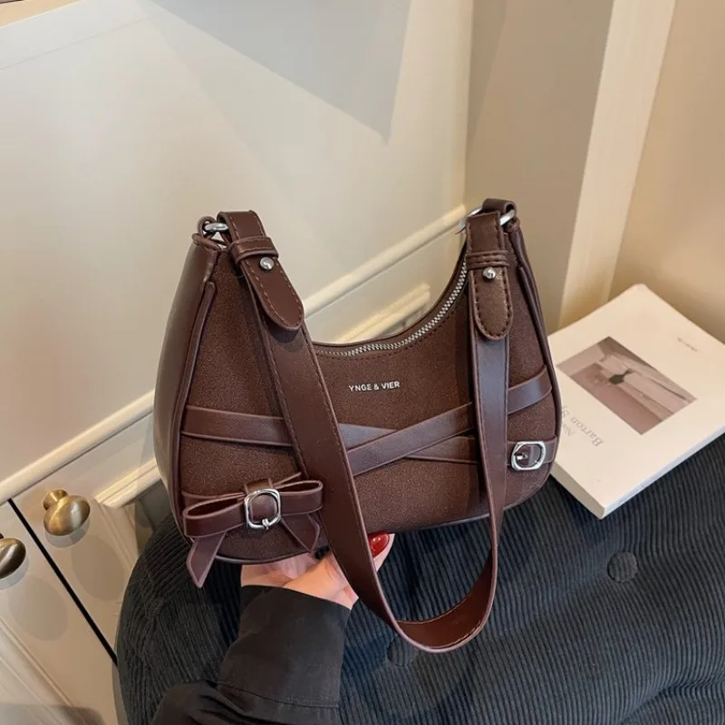 

Luxury Fashion Simple Diaper Bags For Ladies Parisian Classic Crossbody Bag Elegant Messenger Bag Large Capacity Tote Bag Casual