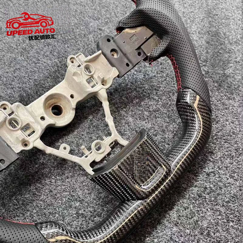 

Suitable for Subaru WAX STI carbon fiber steering wheel modification, high-quality carbon fiber car steering wheel