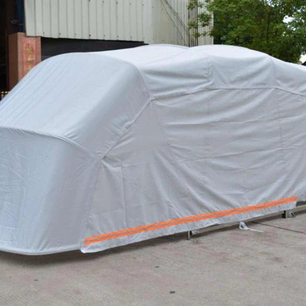

fabric stainless steel structure folding telescopic car cover