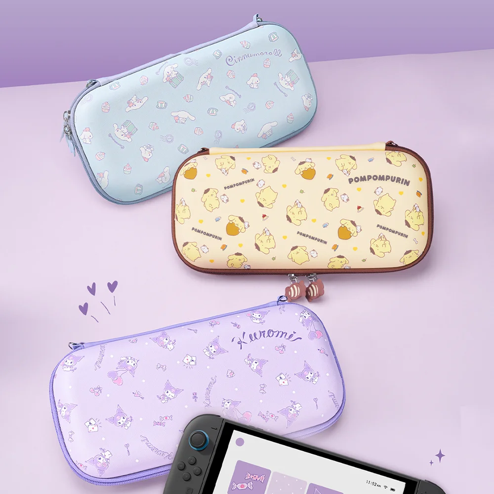 

Sanrio Figure Kuromi Cinnamoroll Pom Pom Purin Switch2 Storage Bag Ns2 Protective Case Switch Accessory Shockproof Portable Case