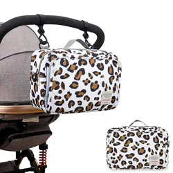 Mummy Diaper BagStroller Organizer Bags Mummy Large Capacity Travel Hanging Bag Bottle Holder Pram Diaper Bags Baby Stroller Bag