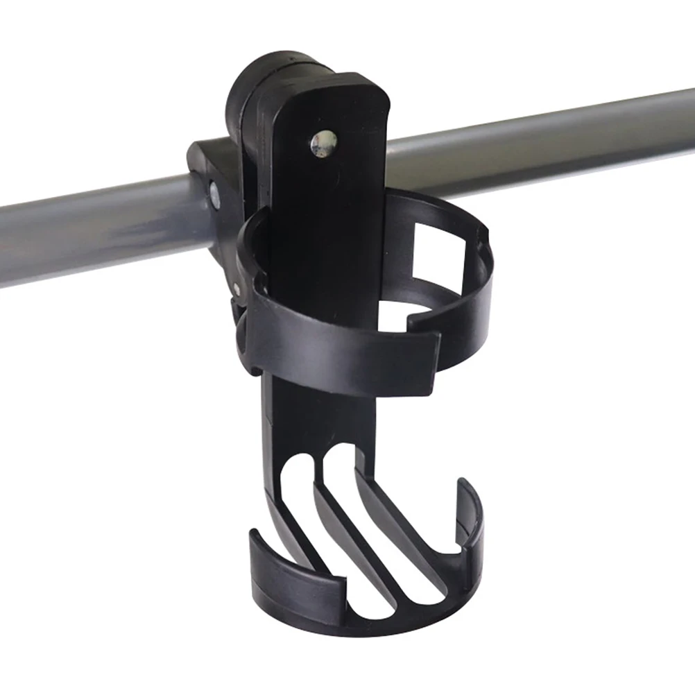 

Black Button Milk Bottle Drink Cup Holder for Baby Carriage Umbrella Car Motorcycle Durable Water Bottle Holder Eco-Friendly