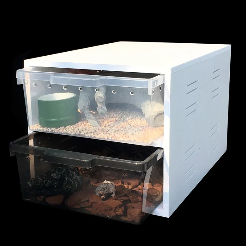 Reptile Box Reptile Cabinet Reptile Box Insulated Box Pet Feeding Keeper Snake Breeding Breeding Apparatus Pvc Drawer