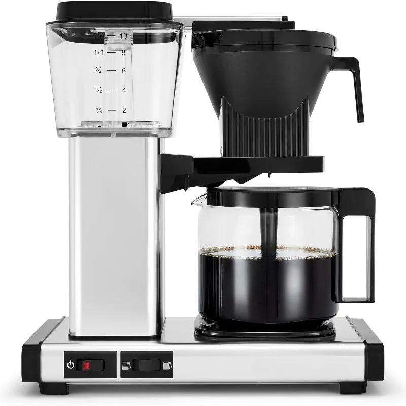 Select 10-Cup Coffee Maker  Polished Silver  40 Ounce The Selector Switch Allows You To Brew A Half Carafe or Full Carafe