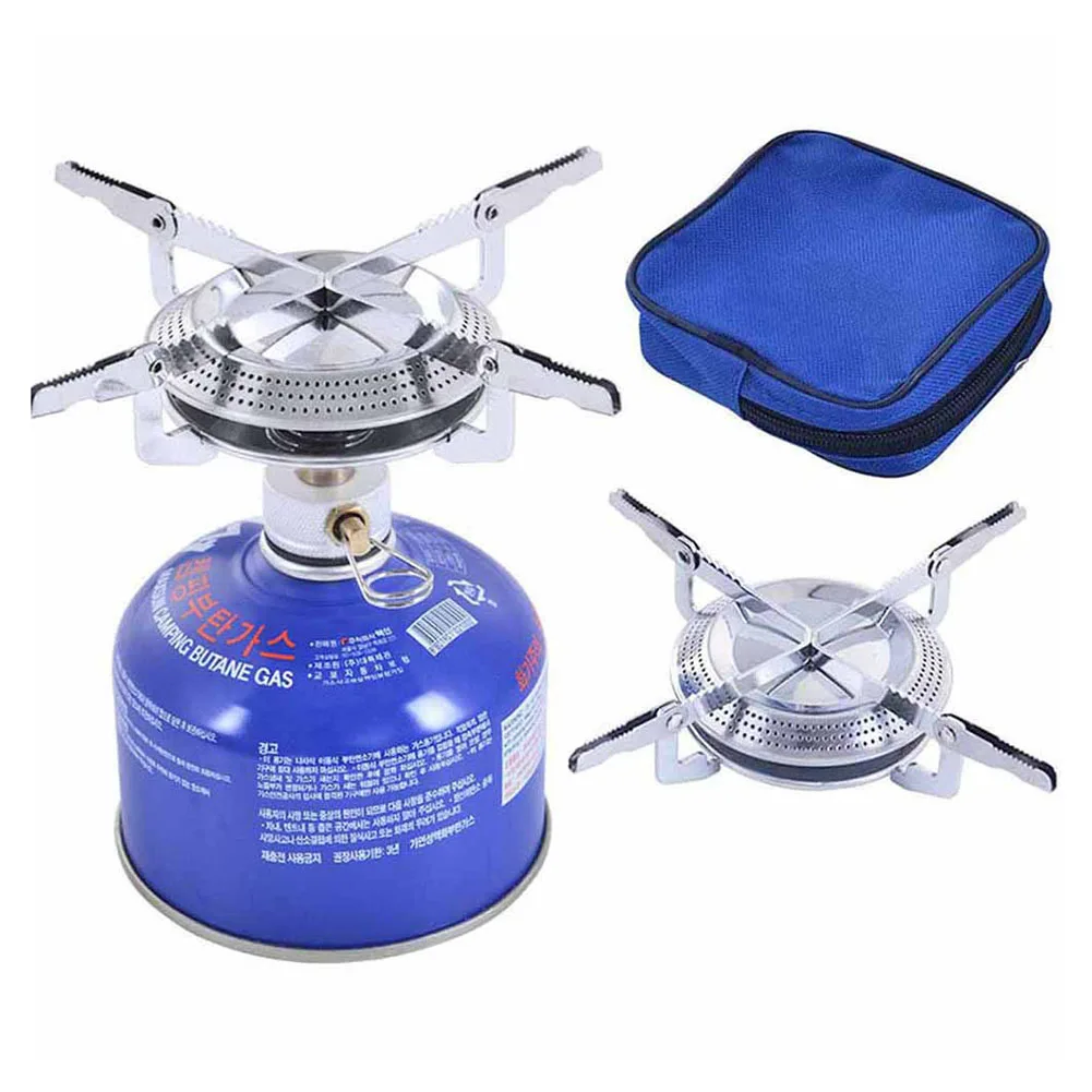 

Outdoor Camping Gas Stove Professional High Power Evenly Heated StainlessSteel Portable Stove Head For Picnic Cooking Stove Tool