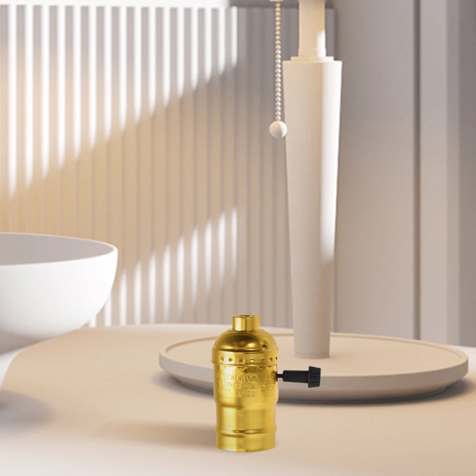 

2Pcs Vintage Light Socket Replacement Lamp Holder Metal Socket Fixture Bronze for Table Floor Lamps DIY Lamp Repair