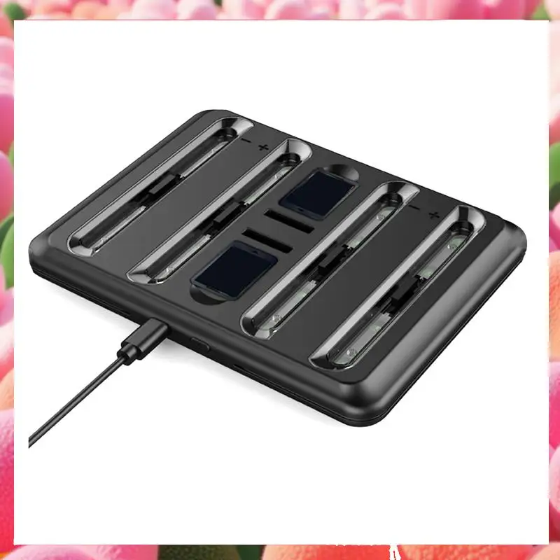 

Charging Dock Station For Nintendo 2 4 In 1 Charging Stand 4 Joy Con Controllers Charging Station-ABJU