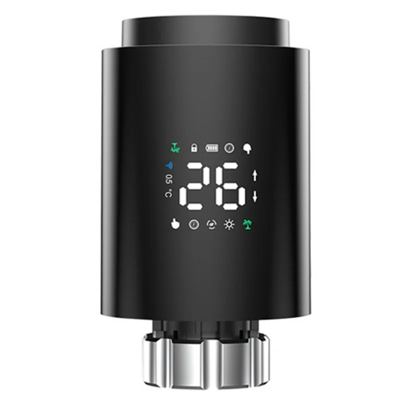 

Умный привод радиатора Exquisite-Tuya Zigbee, программируемый термостатический клапан радиатора TRV, приложение, дистанционный регулятор температуры