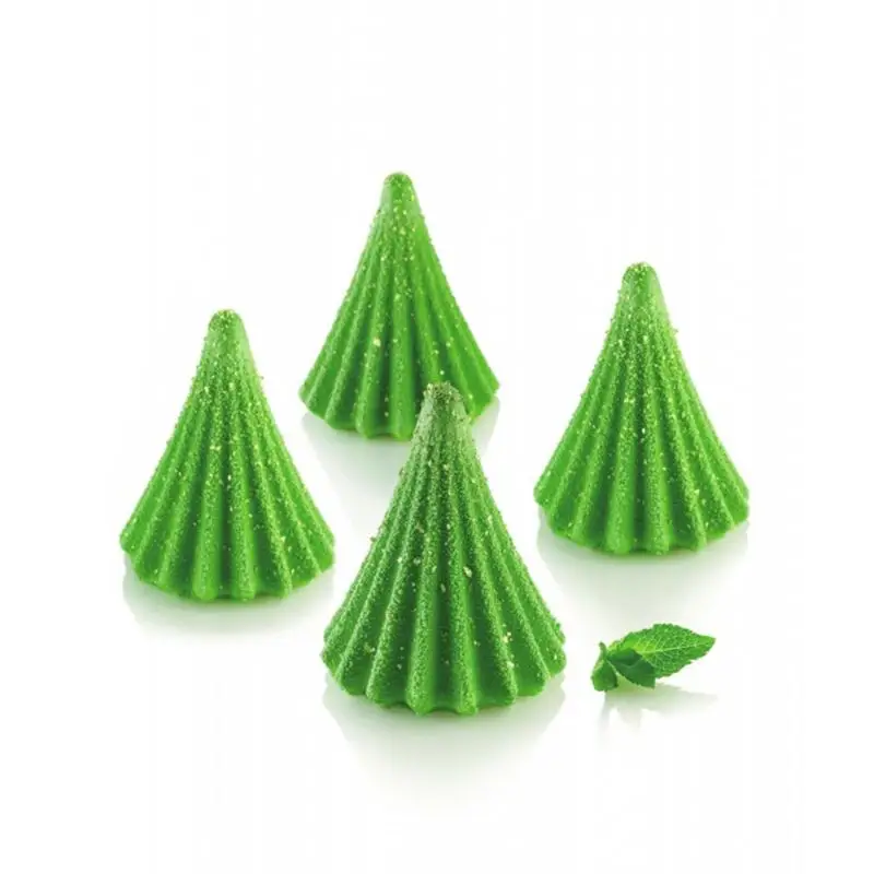 Christmas Tree Molds 8-Cavity Christmas Baking Moulds 3D Mold Easily Demoulding Christmas Trees Patterns Enjoy Your DIY