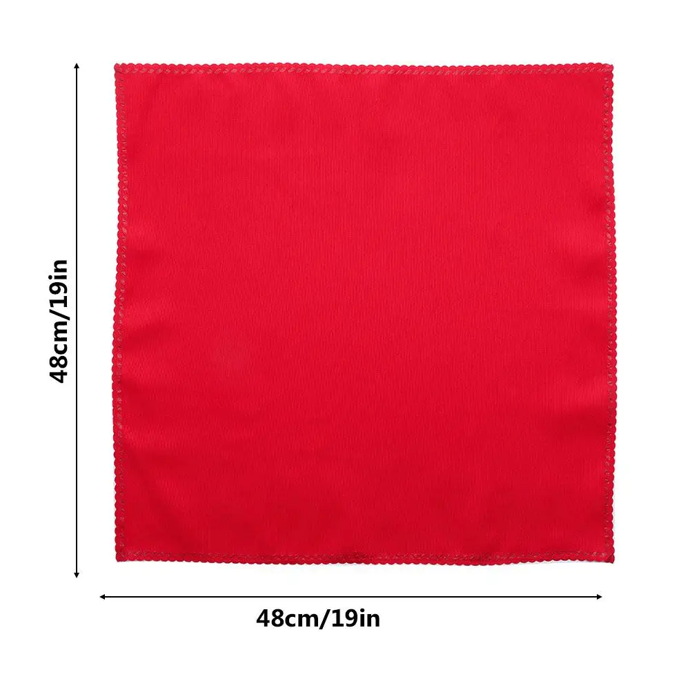Wedding Decoration Washable Table Linen Wedding Table Cloth Cloth Napkins Solid Red Dinner Napkins