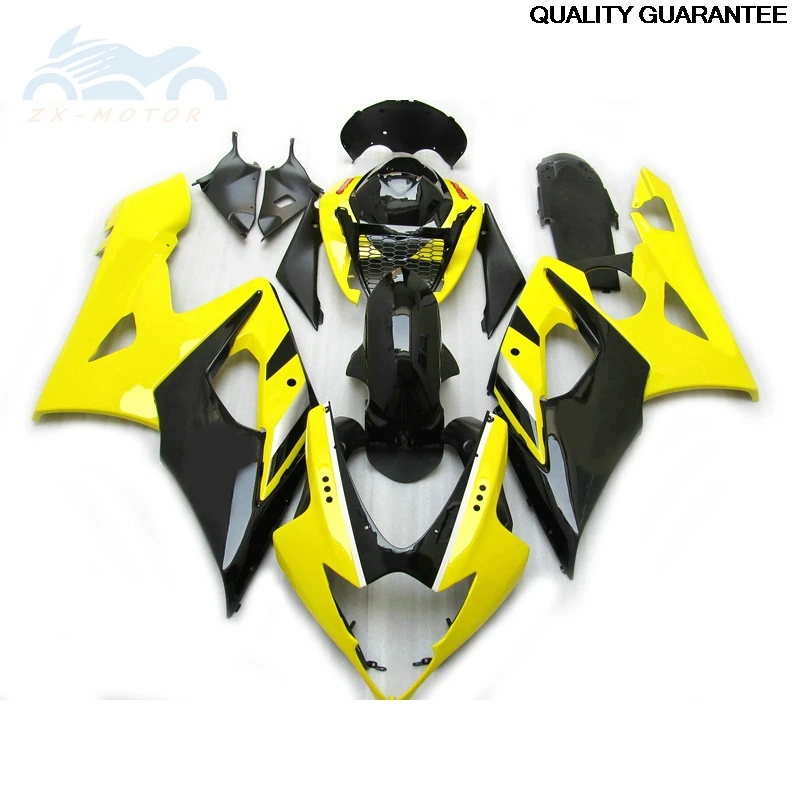 

New Bodywork Fairings kit For Suzuki GSXR1000 2005 2006 Bright Yellow Black Motorcycle fairing GSXR 1000 K5 05 06 31